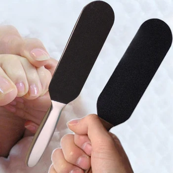 

1pc Stainless Steel Double Side Foot File 10pcs Dry Sanding Papers Rasping Callus Dead Skin Remover Feet Care Pedicure Tool