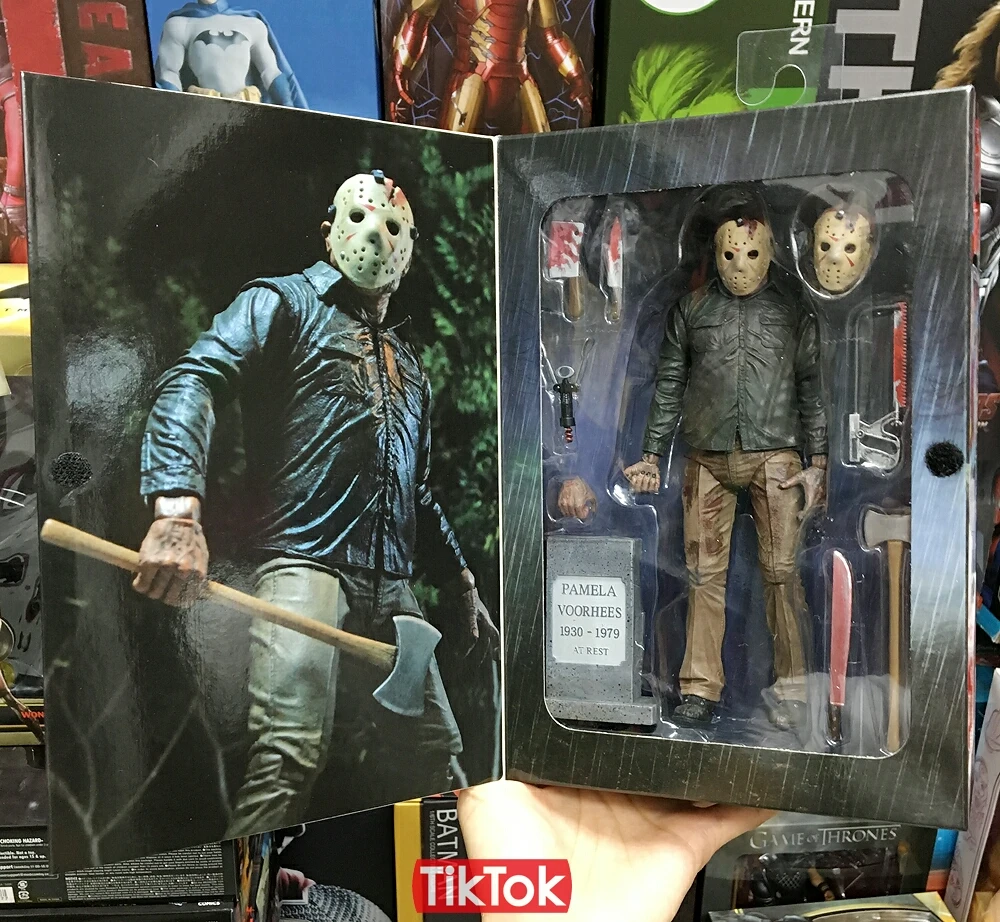 3D Friday The 13th Part 3 Jason PVC Action Figure Toy Doll Gift 