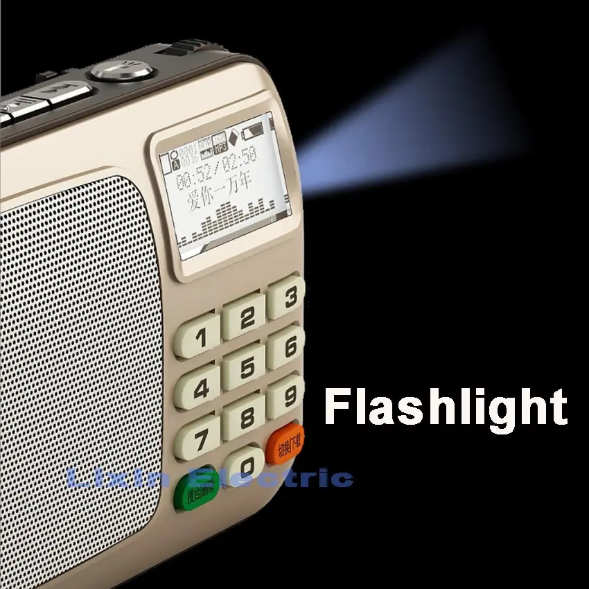 Rolton W505 MP3 плеер мини портативный аудио колонки FM радио с ЖК-экраном Поддержка TF карты воспроизведения музыки светодиодный фонарик