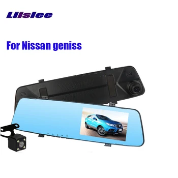 

LiisLee new 4.5 inch IPS screen ultra thin Dvr For Nissan geniss dual lens HD night vision recorder 170 degree wide angle