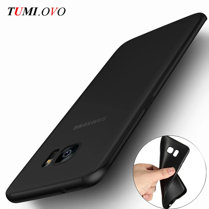 Ultra Thin Black Scrub Matte Soft Silicon TPU Case for Samsung Galaxy J1 J3 J5 J7 A3 A5 A7 2015 2016 2017 S5 S6 S7 Edge S8 Plus cases-for-s8+