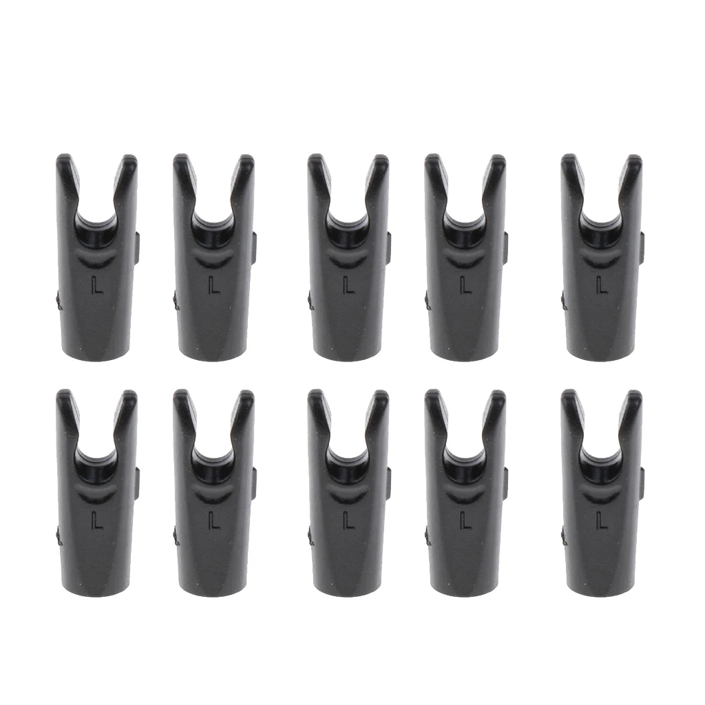 

10pcs Archery Arrow Nocks Insert Pin Nock Shaft Tails Hunting Arrows Accessories for ID 7.6mm Arrow Shaft Compound Bow Hunting
