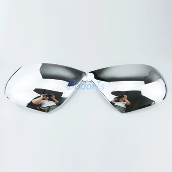 

Chrome Car Styling Free Shipping Door Mirror Cover Overlay Rearview Panel Trim 2014-2018 For Volkswagen VW Amarok Accessories