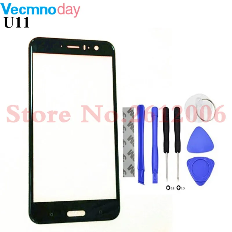 

Original For HTC U11 U 11 Front Glass Touch Screen LCD Outer Panel Lens + Tools