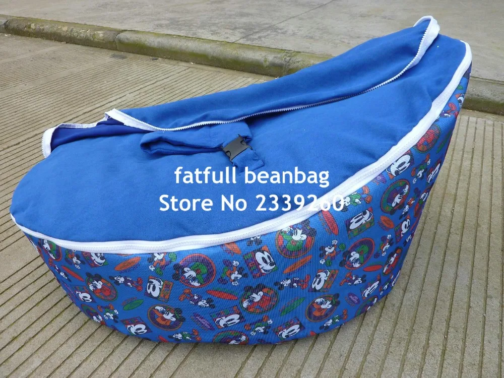 Обложка только, без начинки-мышь Babyboope новорожденного Bean Bag Snuggle Кровать Портативный сиденья Детская кровать без наполнителя