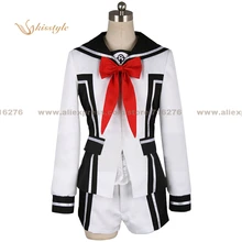 Kisstyle moda vivid red operación isshiki akane cos ropa cosplay traje de uniforme, modificado para requisitos particulares aceptado