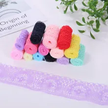 1yard 11CM White Inelastic Embroidery Water Soluble Lace Manual DIY Clothing Sewing Accessories Handicraft Decor Lace Fabric