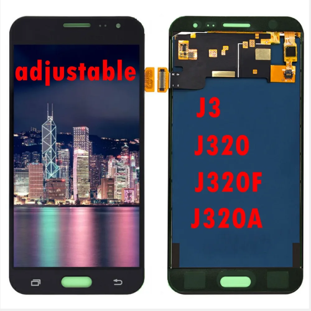 ЖК дисплей J320F TFT для Samsung Galaxy J3 2016 J320 LCD J320A J320FN J320M сенсорный экран дигитайзер в