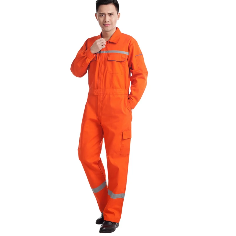 플러스 사이즈 반사 샴 작업복 남성 여성 봄 가을 용접 정비공 Jardineira Coverall S-3XL