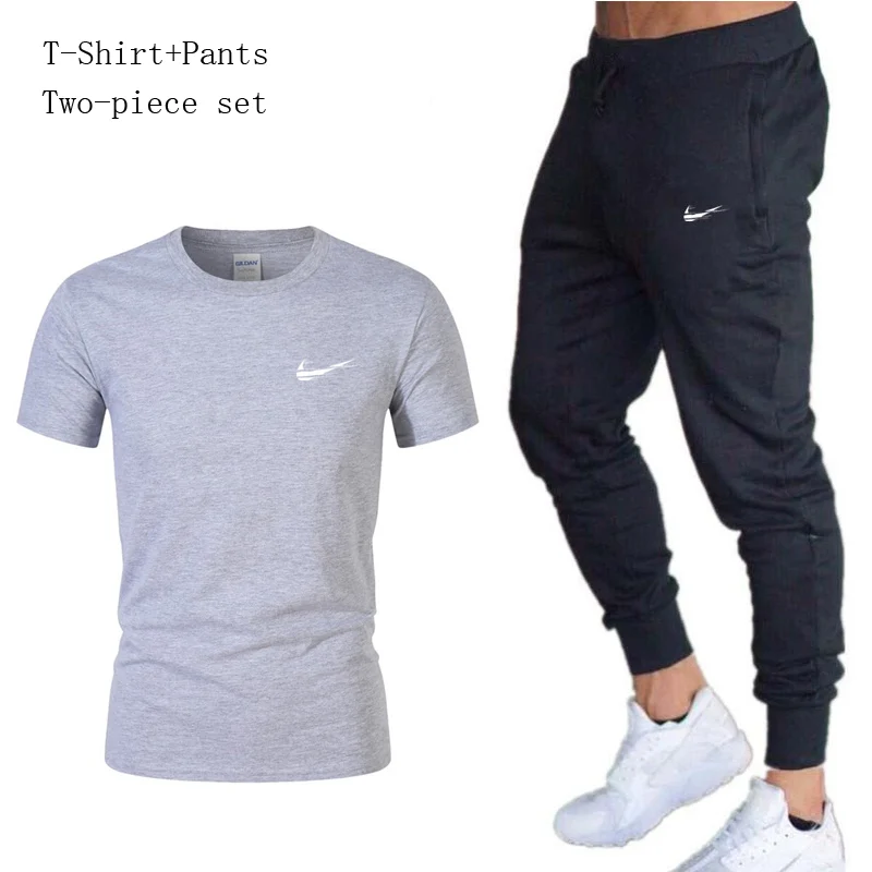 

Spring Autumn Breathable Sport Pants Mens Running Pants+tshirt With Gym Training Trousers Jogging Pant Fitness Trousers For men