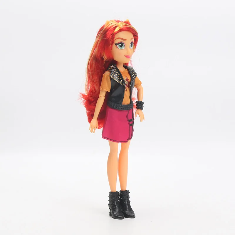 Игрушки My Little Pony Equestria Girls Sunset Shimmer Apple Jack Rarity ПВХ фигурки пони классический стиль коллекционные куклы