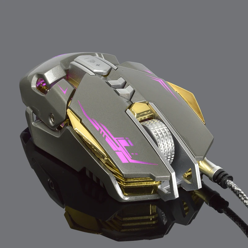 

2016 new USB2.0 3200DPI adjustable gamming mouse wired game programmable mouse for LOL CF PC GA,ME