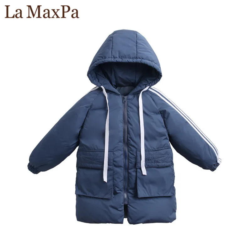 

Children's Clothing Boy Girl Winter Coat Long Section Thicken 2018 New Children's Cotton Jacket High-quality Hand-padded Cotton