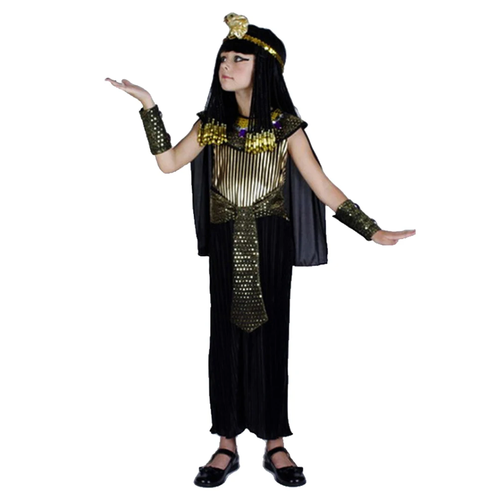 

Cleopatra Cosplay Costume Stylish Unique Halloween Cosplay Outfit Showing Costume Cosplay Kit Party Supplies for Girls Children