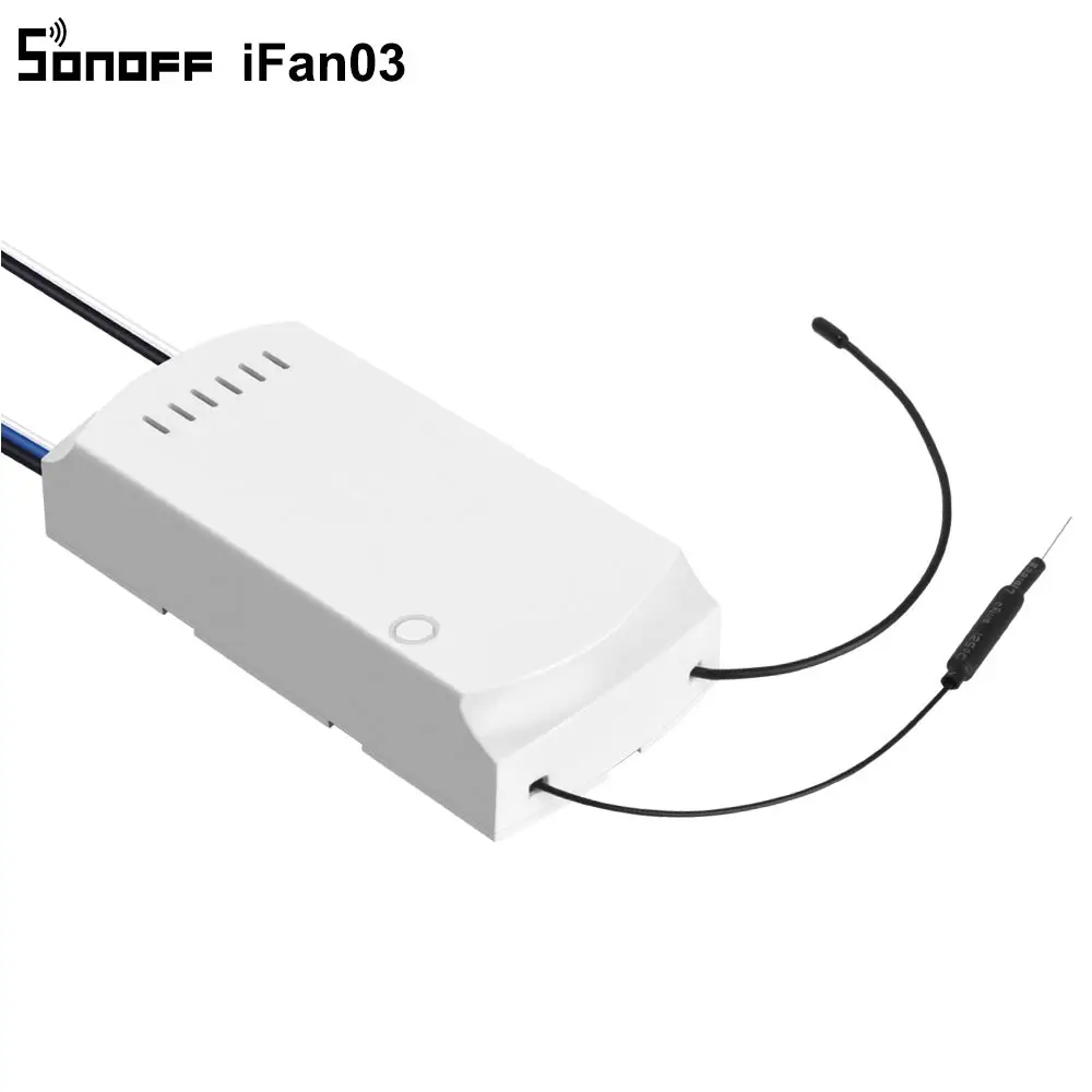 SONOFF iFan03 Wifi умный вентилятор переключатель потолочный вентилятор/контроллер света 433 RF/APP/голосовое дистанционное управление регулировка скорости Умный дом модуль