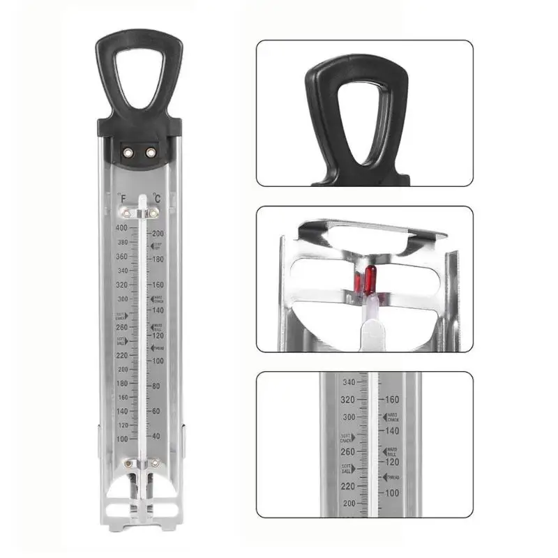 

Scale Display Kitchen Thermometer for Cooking Jam Sugar Candy Craft Hanging Temperature Gauge Household Tools