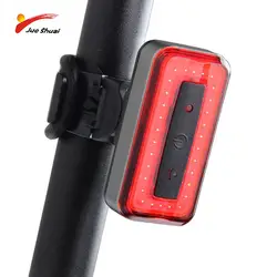 Красный светодио дный фонарь велосипед свет 6 режимов крепление Seatpost свет ночи безопасности Предупреждение Велоспорт Горный велосипед