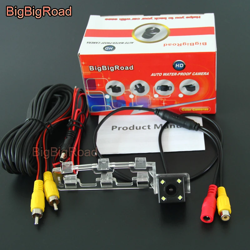 BigBigRoad Car Rear View Backup CCD Camera Night Vision parking camera For Toyota Yaris Sedan Vios