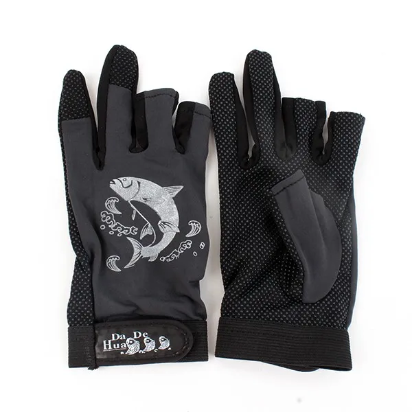 1 пара Нескользящие рыболовные перчатки Половина Finger Pack рыболовные удочки анти-скользящие перчатки удобные перчатки для рыбалки Lover Новые
