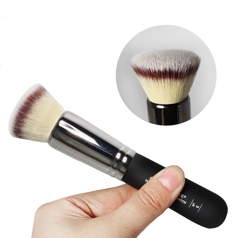 IT Cosmetic Heavenly#6 Плоская верхняя полировка, кисть для основы, высокое качество, мягкий бронзатор, инструмент для макияжа