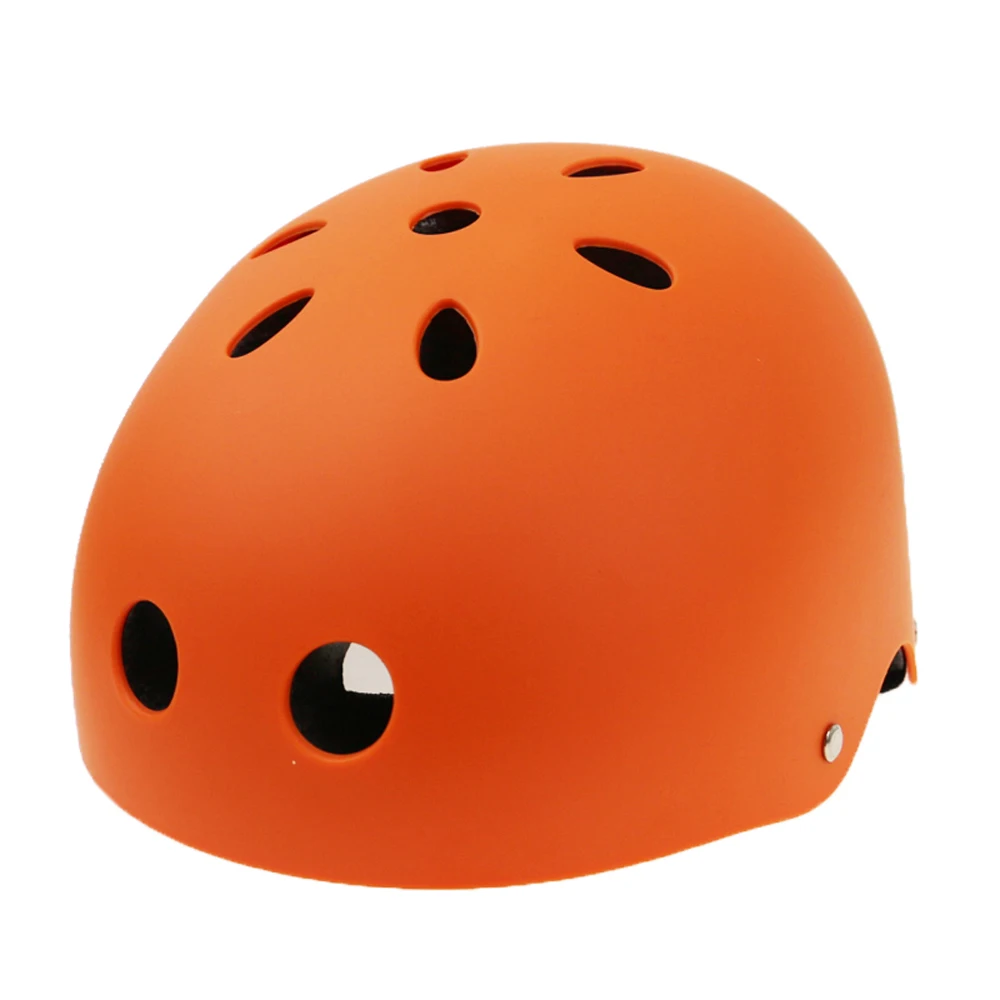 Катание на роликах шлем Открытый Спорт Скейтборд катание на лыжах шлем езда на велосипеде для уличных танцев шлем Экстремальные виды спорта оборудования - Цвет: Matte orange