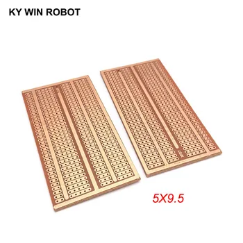 

2pcs/lot DIY Prototype Paper PCB Universal Experiment Matrix Circuit Board Two Holes Three Connected Hole Four Holes 5x9.5CM
