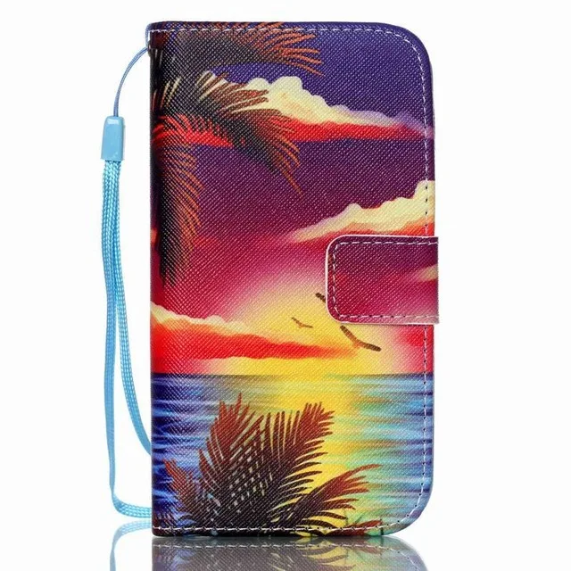 Бежевый Чехол-кошелек для samsung Galaxy S 4 mini S4 mini i9195 i9190 i9192 GT-i9195 GT-i9190 Чехол-GT-i9192 кожаный чехол с откидной крышкой - Цвет: Бежевый