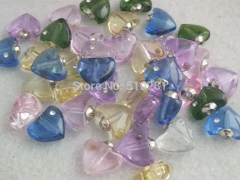 

100 Pieces Crystal Glass Perfume pendant Charms ,vial pendant charms LK-3590