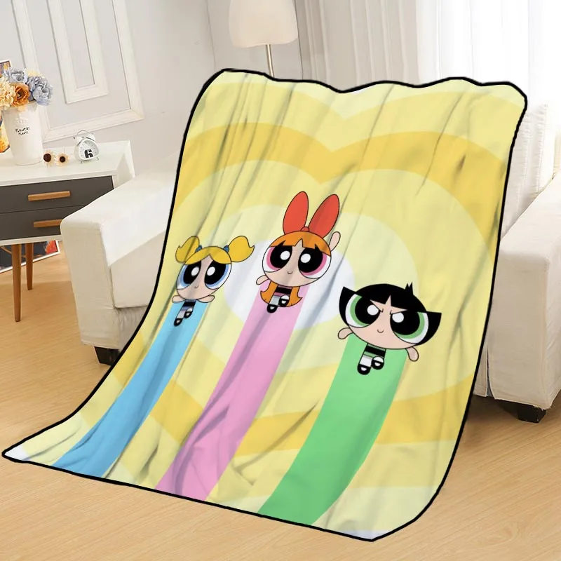 Одеяла на заказ пользовательские Powerpuff девушки перезагрузки одеяло s Мягкие DIY ваше изображение украшения Спальня пледы путешествия одеяло - Цвет: Blanket 15