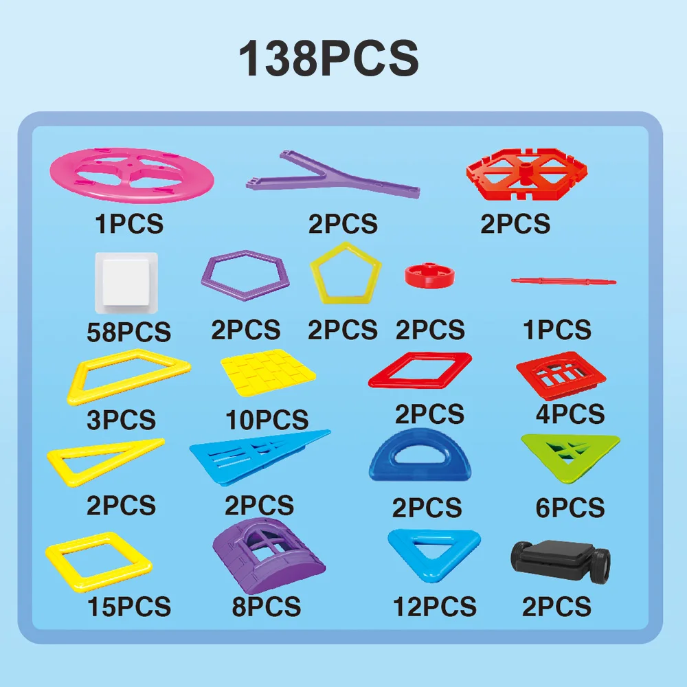 77 шт. до 402 шт. магнитные блоки Магнитный конструктор строительные игрушки набор магнитных развивающих игрушек для детей подарок для детей