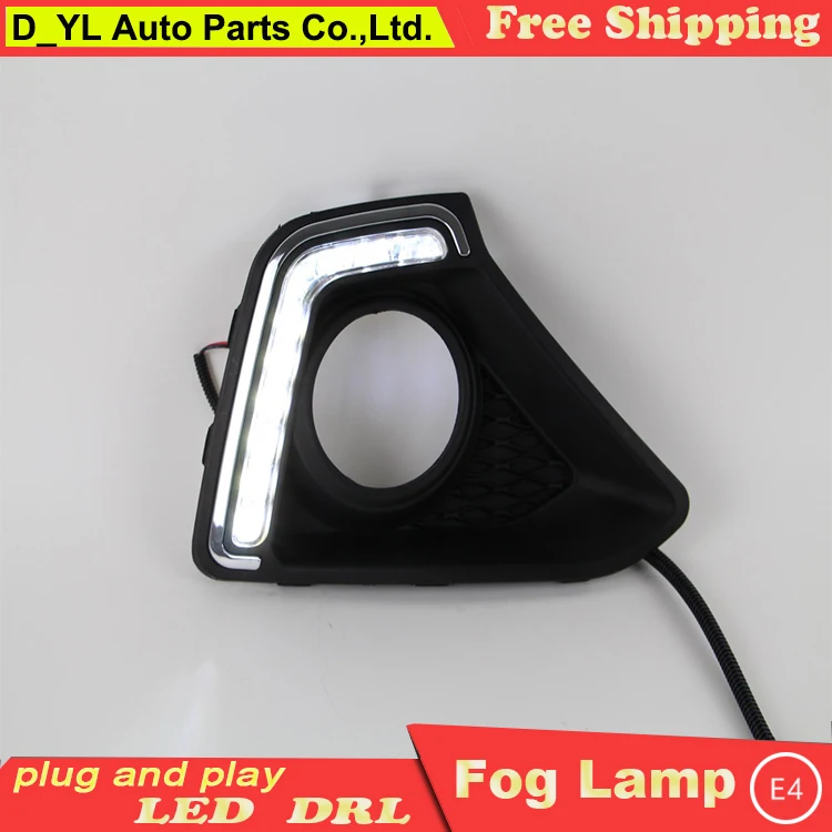 Car styling For Hyundai I10 2013 2014 LED DRL High brightness guide LED