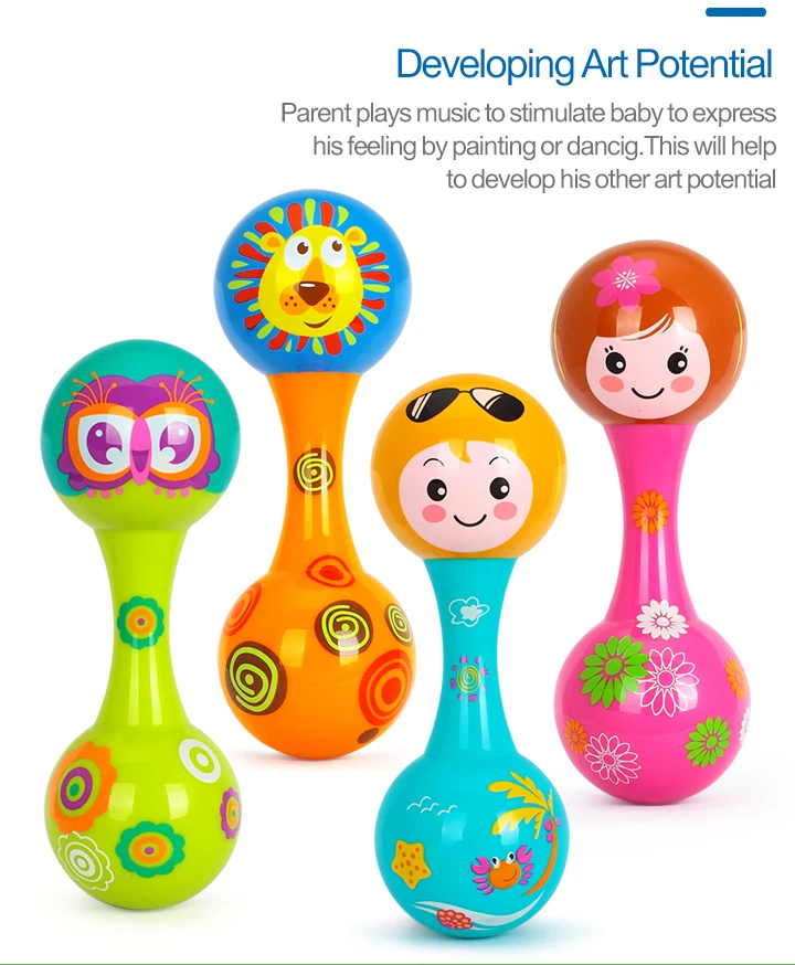 HOLA 3102A детские игрушки куклы музыкальные инструменты деревянные погремушки игрушки для младенцев Детские погремушка для детей подарок