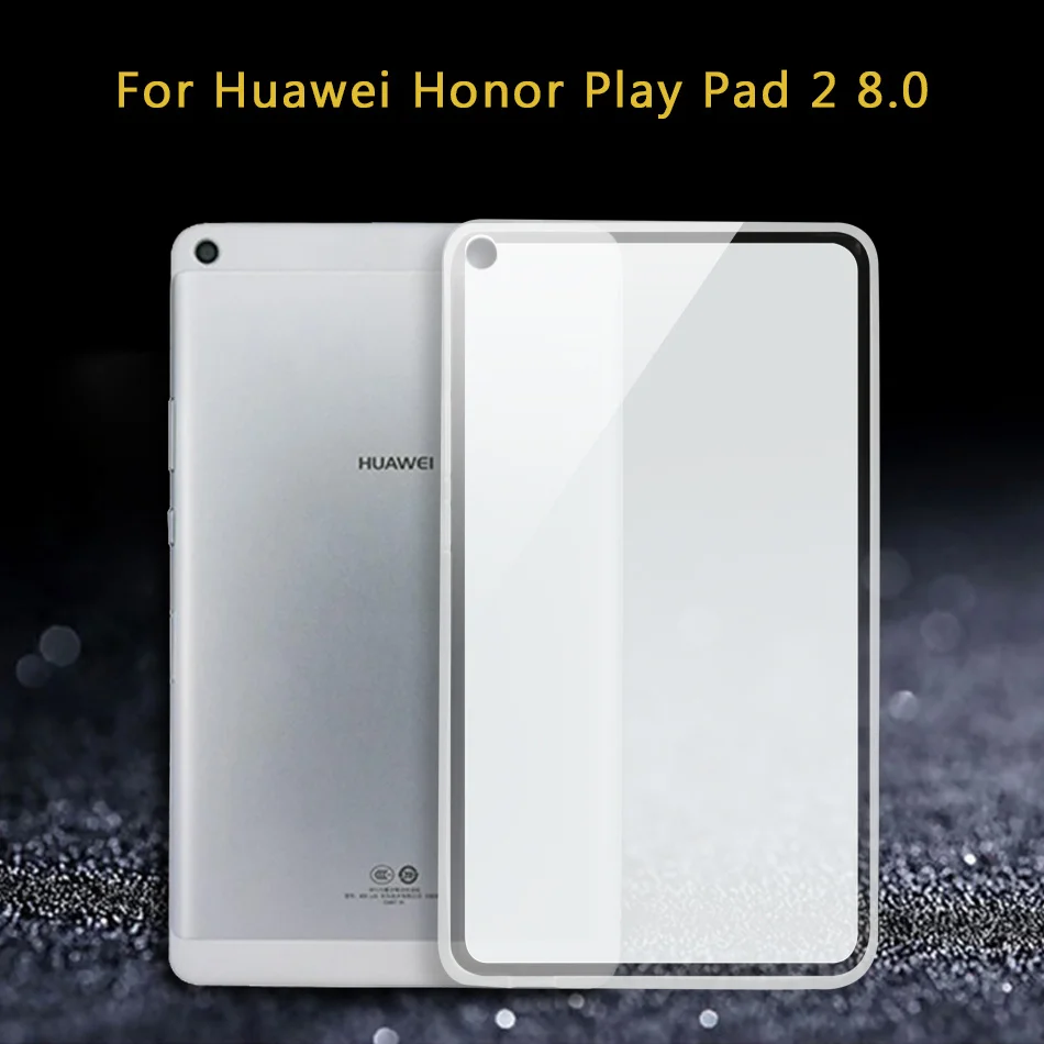 Силиконовый чехол для huawei MediaPad медиа T3 10 8 7 T1 T2 Pro X2 Honor планшет 2/5 Waterplay tab для игровой площадки 8,0 9,6 10,1 HDN-W09 - Цвет: honor tab 2-8.0