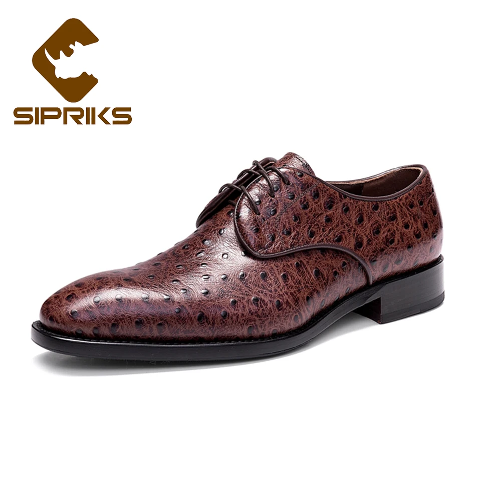 zapatos de piel de avestruz para hombre