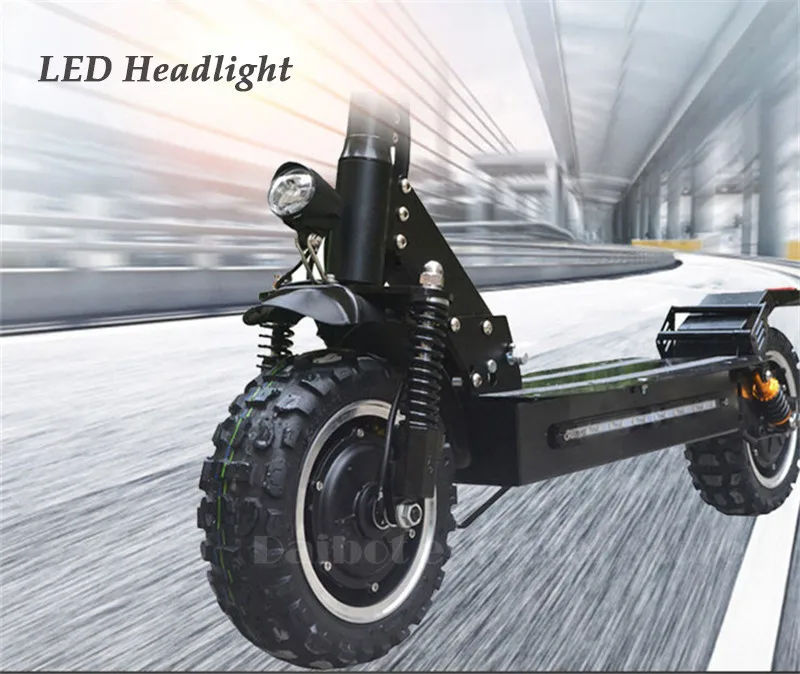 11 Inch Off Road Electric Scooter 60V 2400W Powerful Foldable Electric Bicycle Bike Skateboard for Adults  (21)