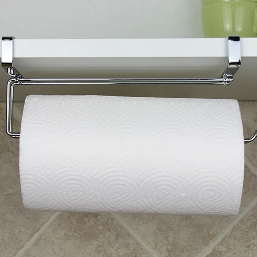 

Kitchen Roll Holder Stainless Steel Toilet Paper Holder Hanging Organizer Shelf Towel Rack Cabinet Holder hanger for holders
