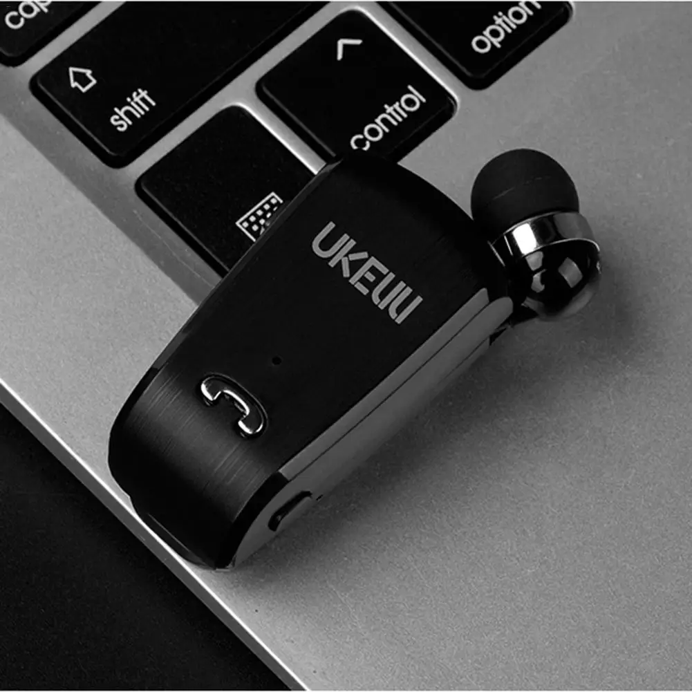 For Fineblue UK 890 Adjustable Business Bluetooth Headset With Microphone Clip Headphones