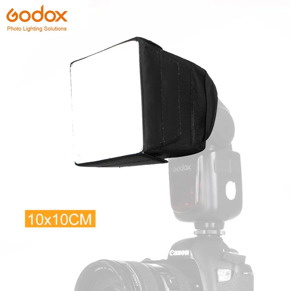 Godox SB10* 10 10*10 см Универсальный Рассеиватель Вспышки Света складной софтбокс для вспышки камеры