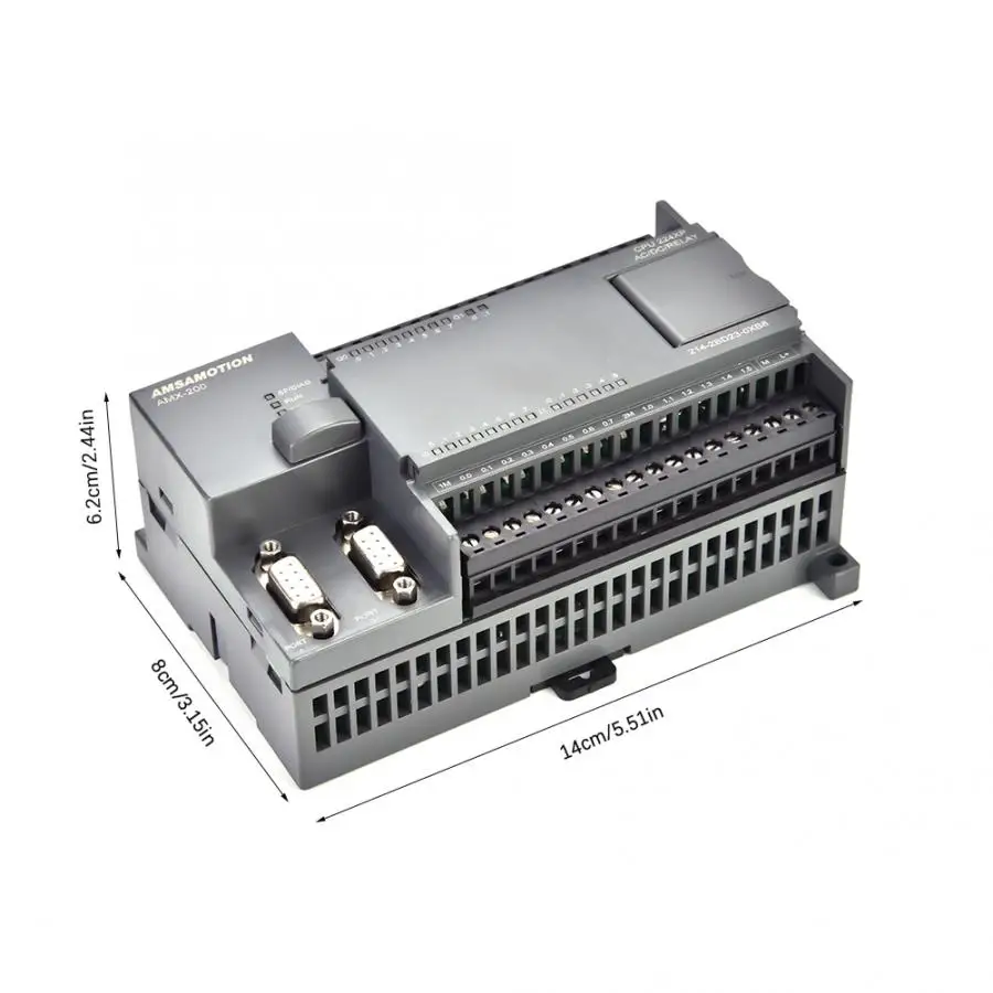 PLC программируемый контроллер 220V PLC S7-200 CPU224XP релейный выход программируемый логический контроллер регулятор скорости двигателя