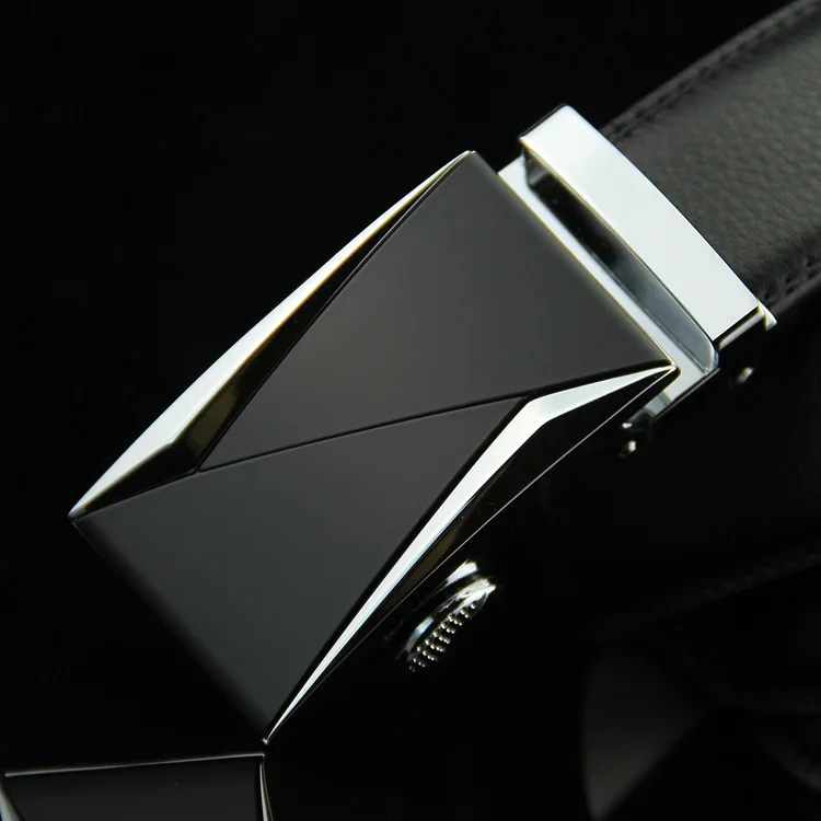 

2019 Luxury Fashion Designer Popular Leather Mens Belt Casual Business Male Belts Automatic Buckle Men Black Belt