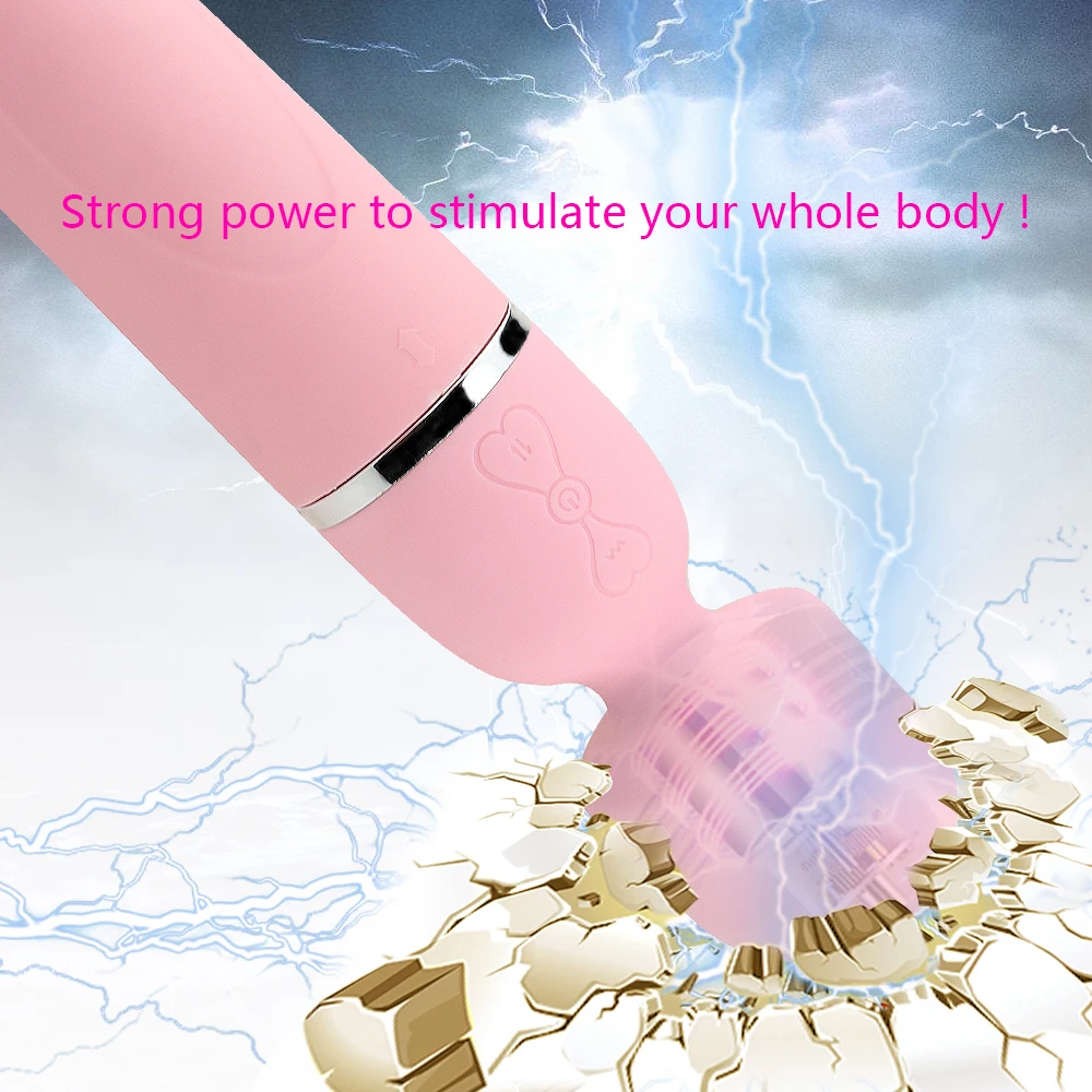 Мужской nuo Surper power супер большой водонепроницаемый двойной головкой Вибратор