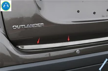 For Mitsubishi Outlander 2013 – 2016 Stainless Steel Rear Tailgate Trunk Lid Cover Trim 1 Pcs