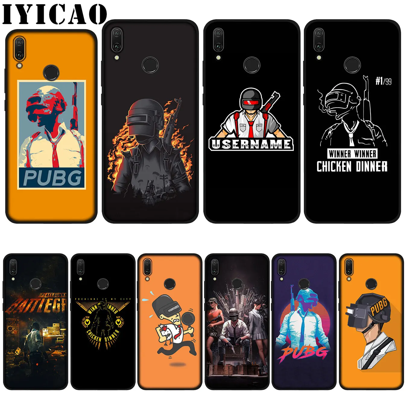 IYICAO pubg batterground игра покупателей мягкий чехол для huawei P20 Pro P10 P8 P9 P30 Lite Mini 2017 P Smart 2019