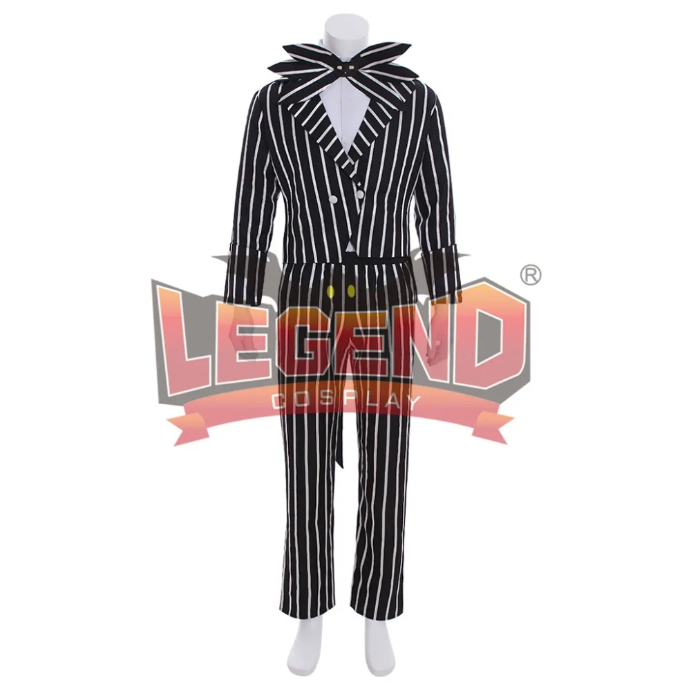 

Christmas Cosplay Jack Black Stripe Suit Jacket cosplay costume skull outfit