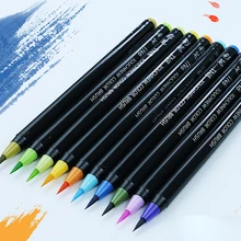 20/24/36/48/60 Цвета мягкой щеткой художественный эскиз акварель кисти набор ручек для Comics Рисунок Краски художественный маркер школьные принадлежности