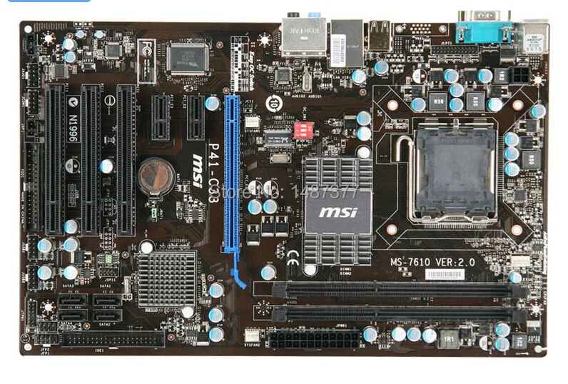 Motherboard MSI P41 C33 Desktop motherborad LGA 775 P41 DDR3 8 GB