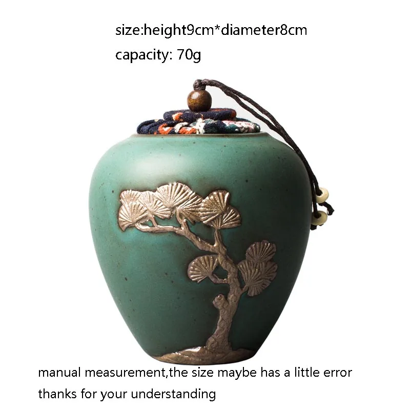 Креативная баночка для хранения чая керамический держатель Tieguanyin Puer грубая