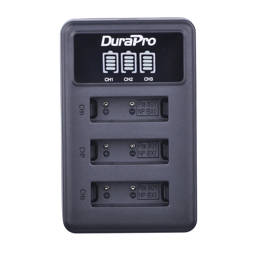 2pc NP-BX1 NP BX1 NPBX1 Battery + LED 3 Port USB Charger For SONY DSC RX1 RX100 RX100iii M3 M2 WX300 HX300 HX400 HX50 HX60 GWP88 - ANKUX Tech Co., Ltd
