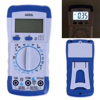 

A830L LCD Digital Multimeter DC AC Voltage Diode Freguency Voltage Current Capacitance Ohm Auto/Manual Range Multimeter