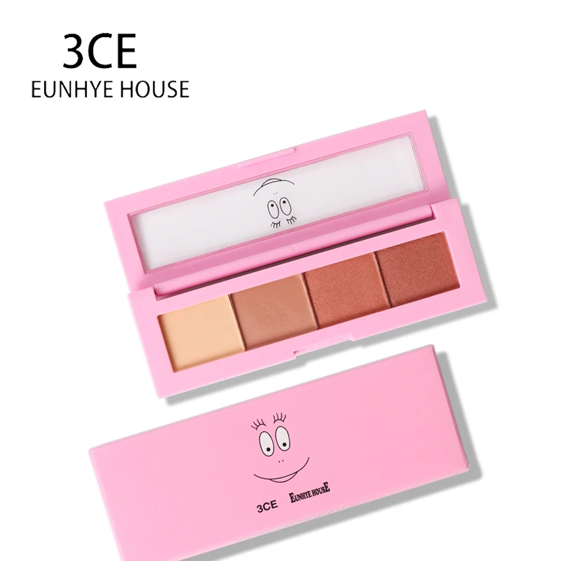 3CE EUNHYE HOUSE 4 цвета Тени для век матовые мерцающие натуральные тени Палитра